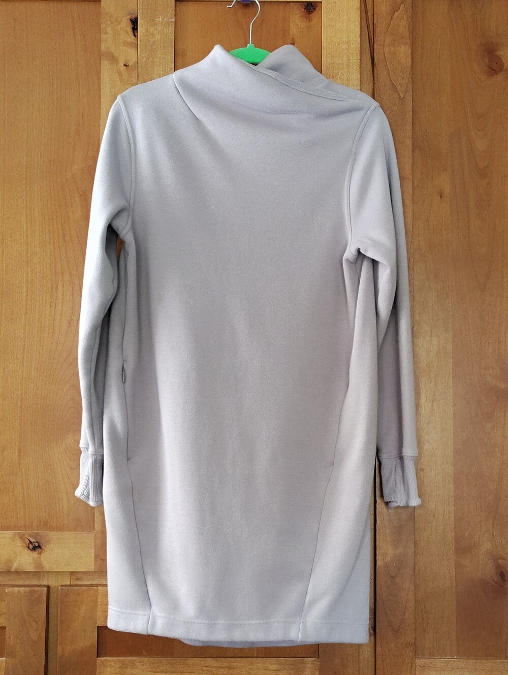 Athleta Cozy Karma Mock Neck Dress Tinsel Purple Small